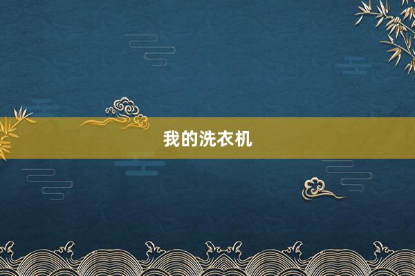 我的洗衣机